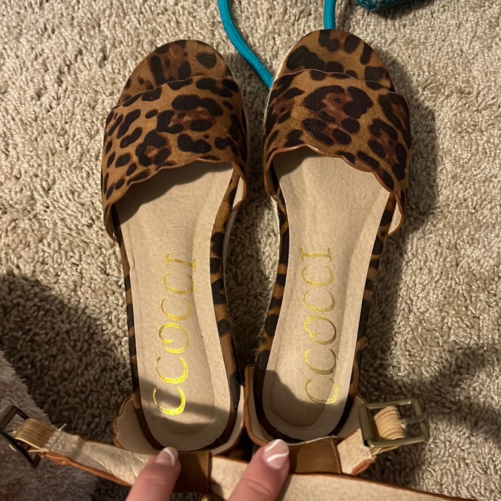 Platform sandals!
